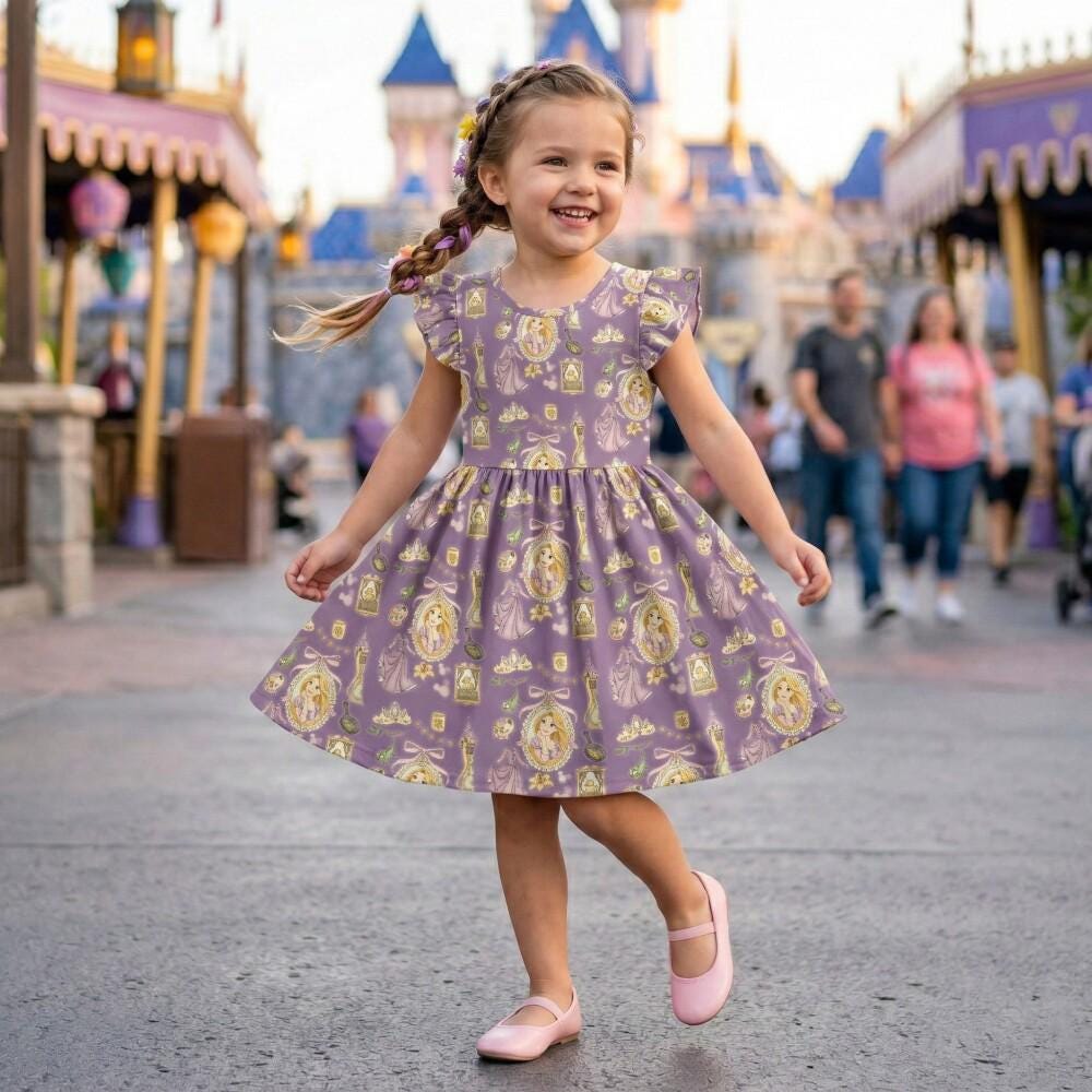 Rapunzel Birthday Outfit - Etsy