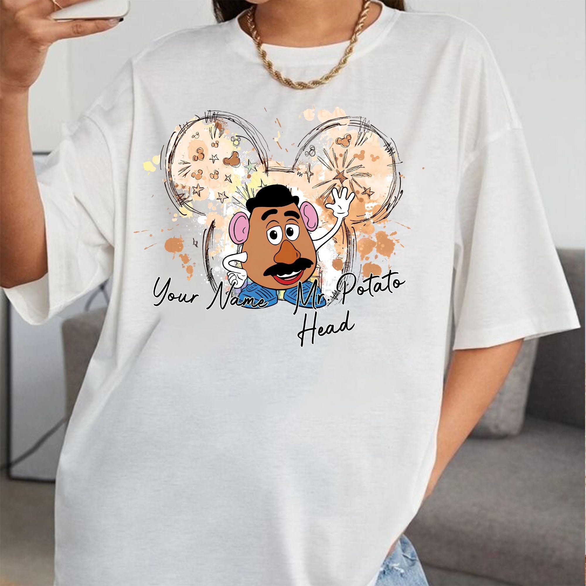 Personalized Mr Potato Head Disney Shirt, Disney Family Matching Shirt