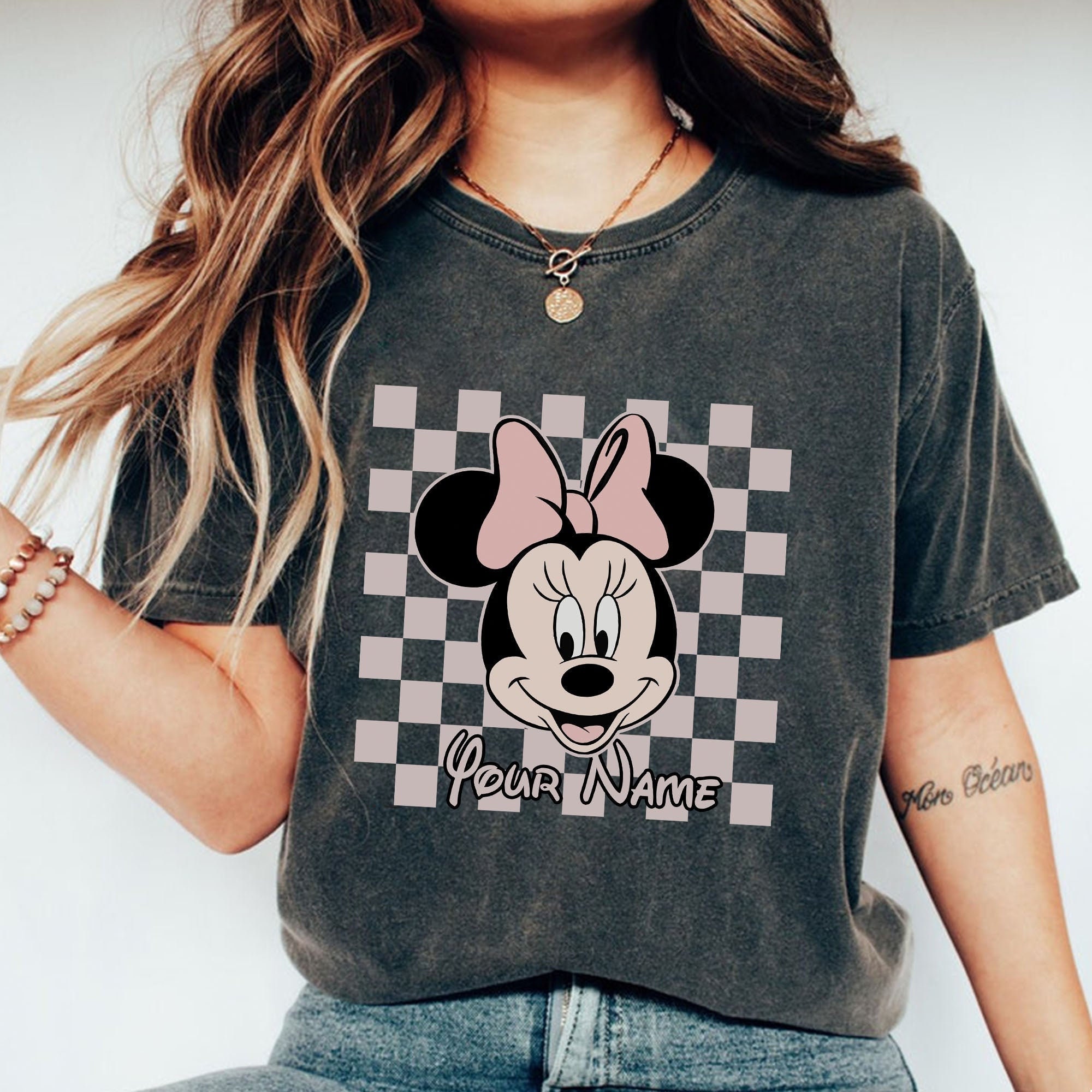 Custom Disney Minnie Unisex T-Shirt, Disney Characters Shirt