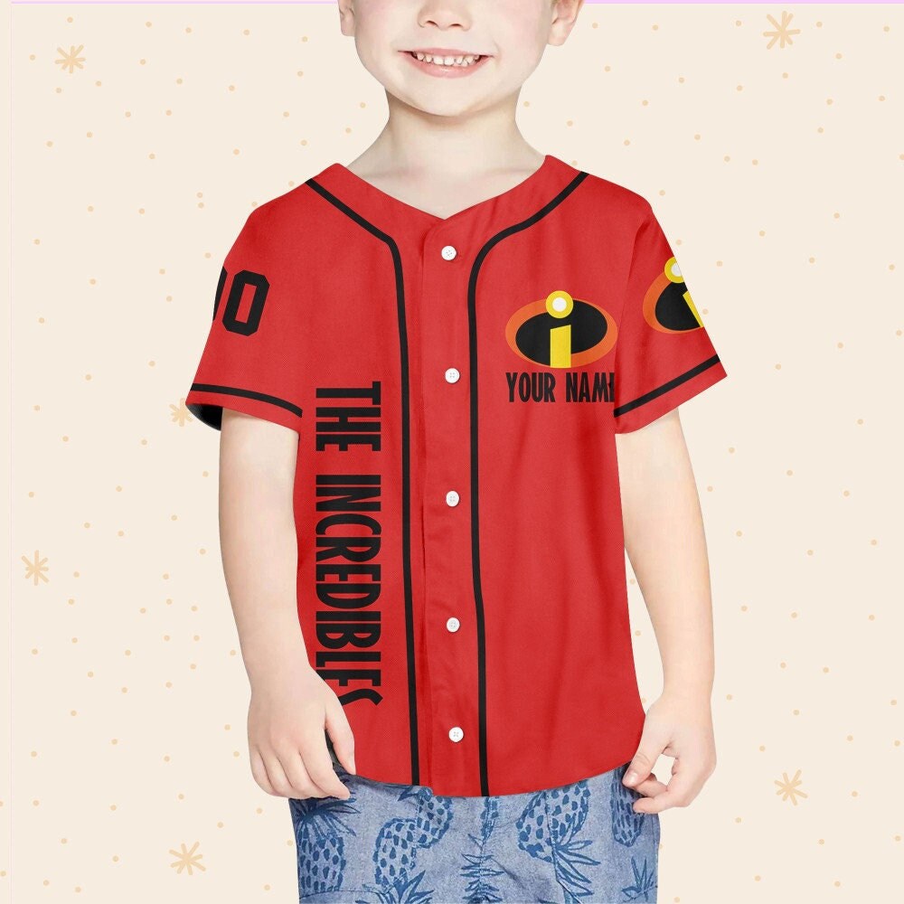 Personalized The Incredibles Mother Disney Baseball Jersey, Disney Jersey, Mother's Day Gift