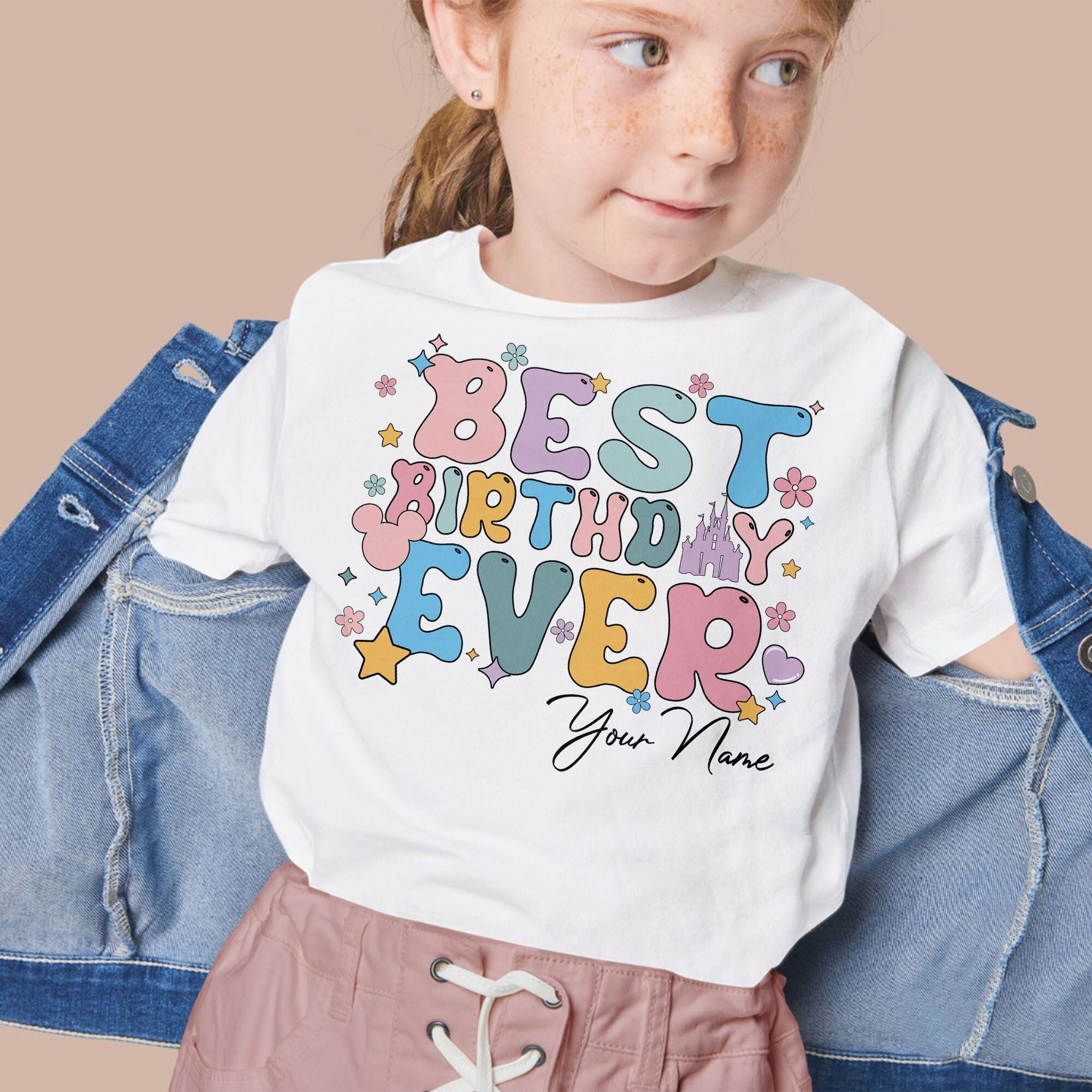 Custom Best Birthday Ever Unisex T-Shirt, Disney Birthday Shirt