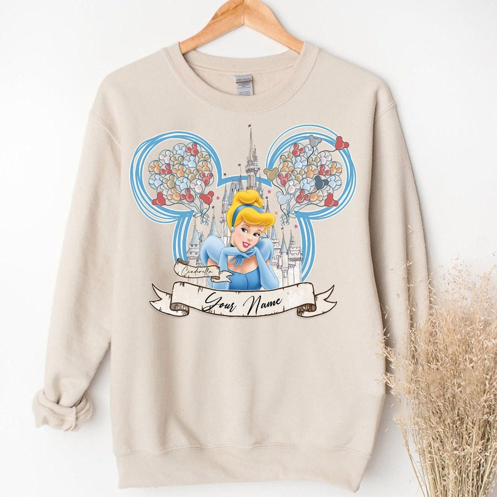 Personalized Cinde Princess Disney Shirt, Disney Family Matching Shirt