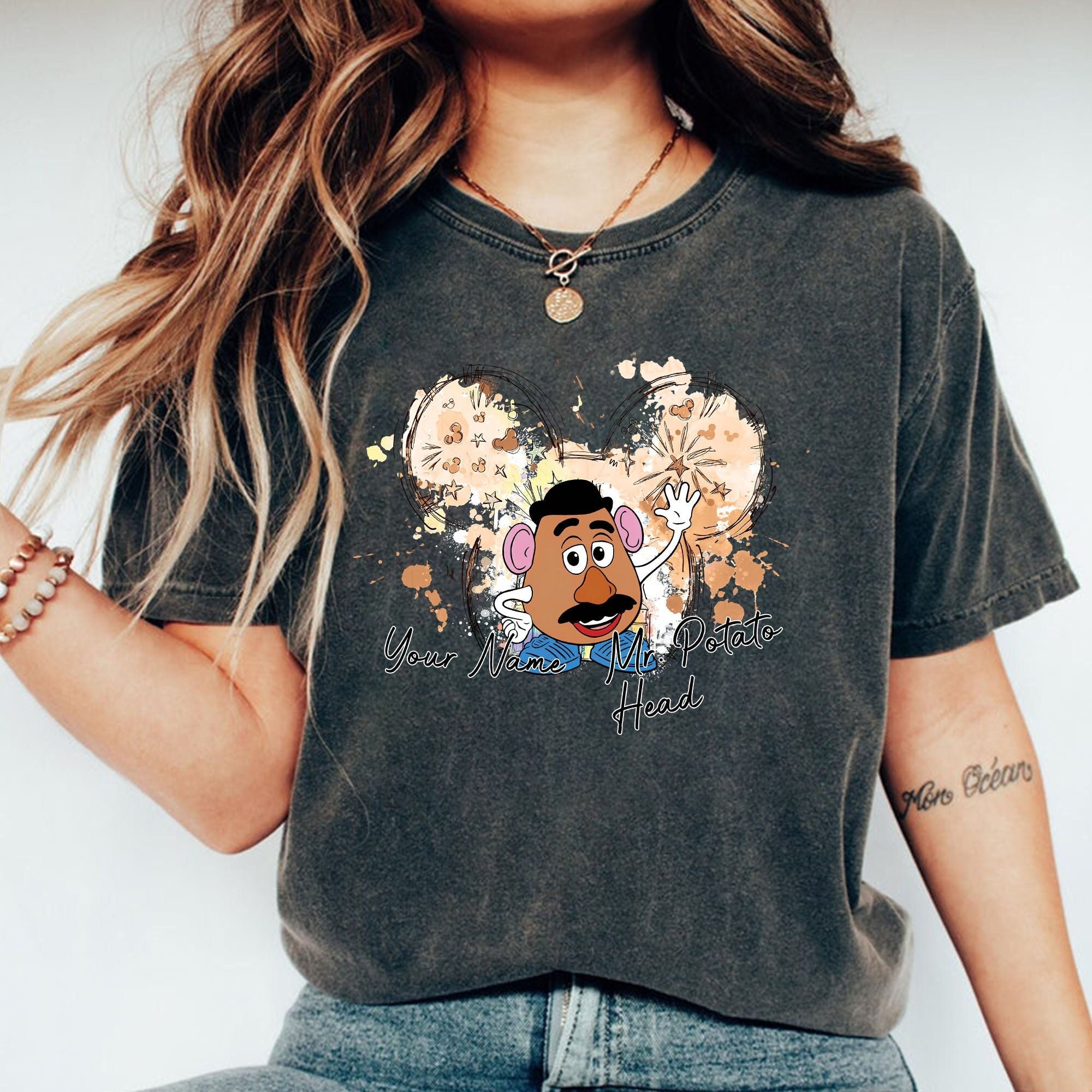 Personalized Mr Potato Head Disney Shirt, Disney Family Matching Shirt