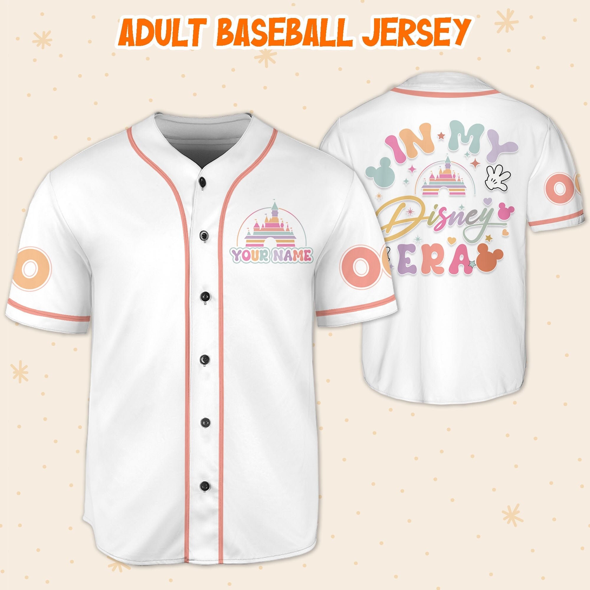 Personalize In My Disney Era Baseball Jersey