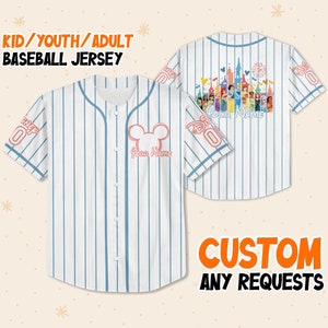 Personalize Disneyland Princess Jersey, Custom Disney Jersey Disneyland Baseball Team Jersey Disney Princess Eras Jersey Disney Princess