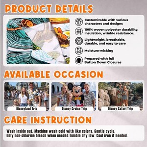 Nautical Disney Cruise Hawaiian Shirt and Shorts Set, Mickey Minnie Sailor Family Matching Outfits, DCL Summer Vacation Wear 2026 image 8