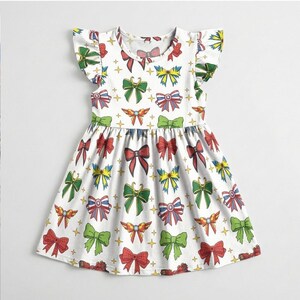 Robe à volants ruban héros de bande dessinée, tenue coquette Marvel Avengers, costume noeud Captain America Loki, cadeau geek pour Disneybound image 4