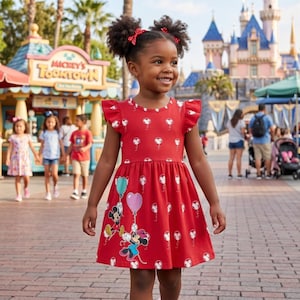 Toddler Red Heart Dress - Etsy