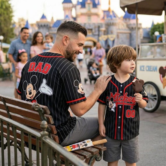 Personalized Mickey Mouse Birthday Gift Father Day Disney 70th