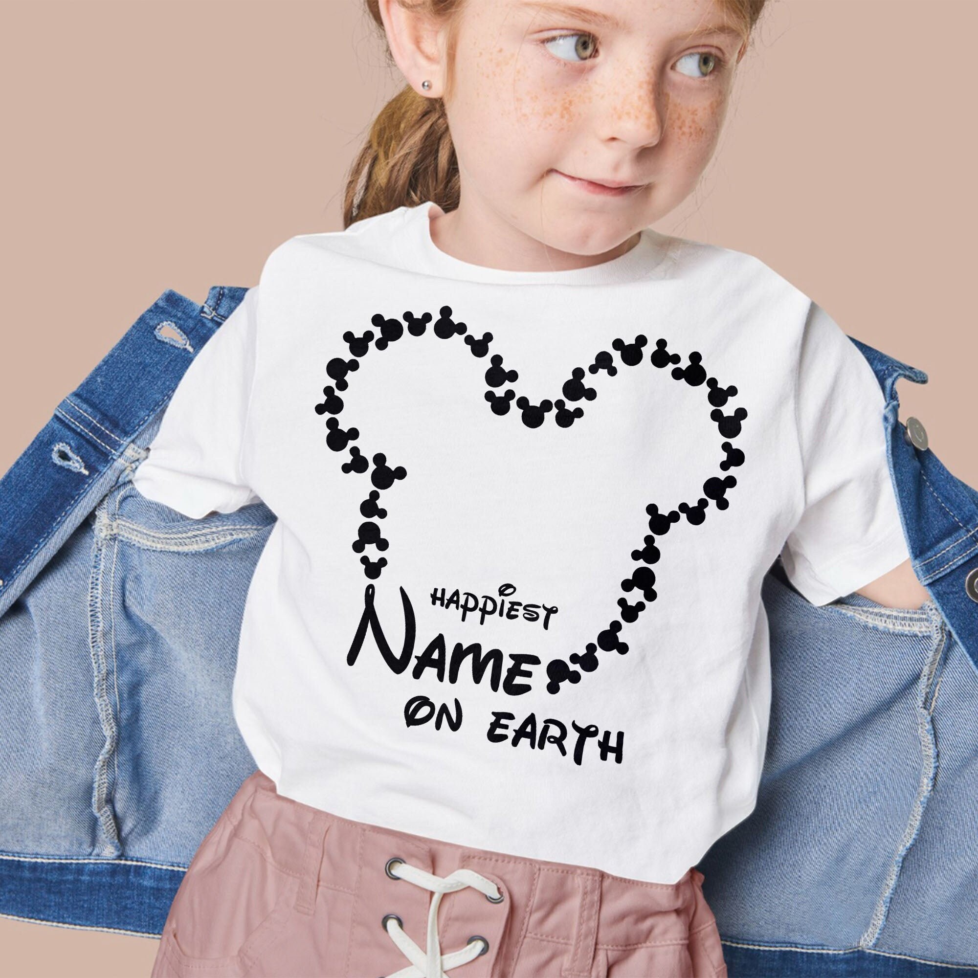 Personalize Disney Happiest On Earth Unisex T-Shirt