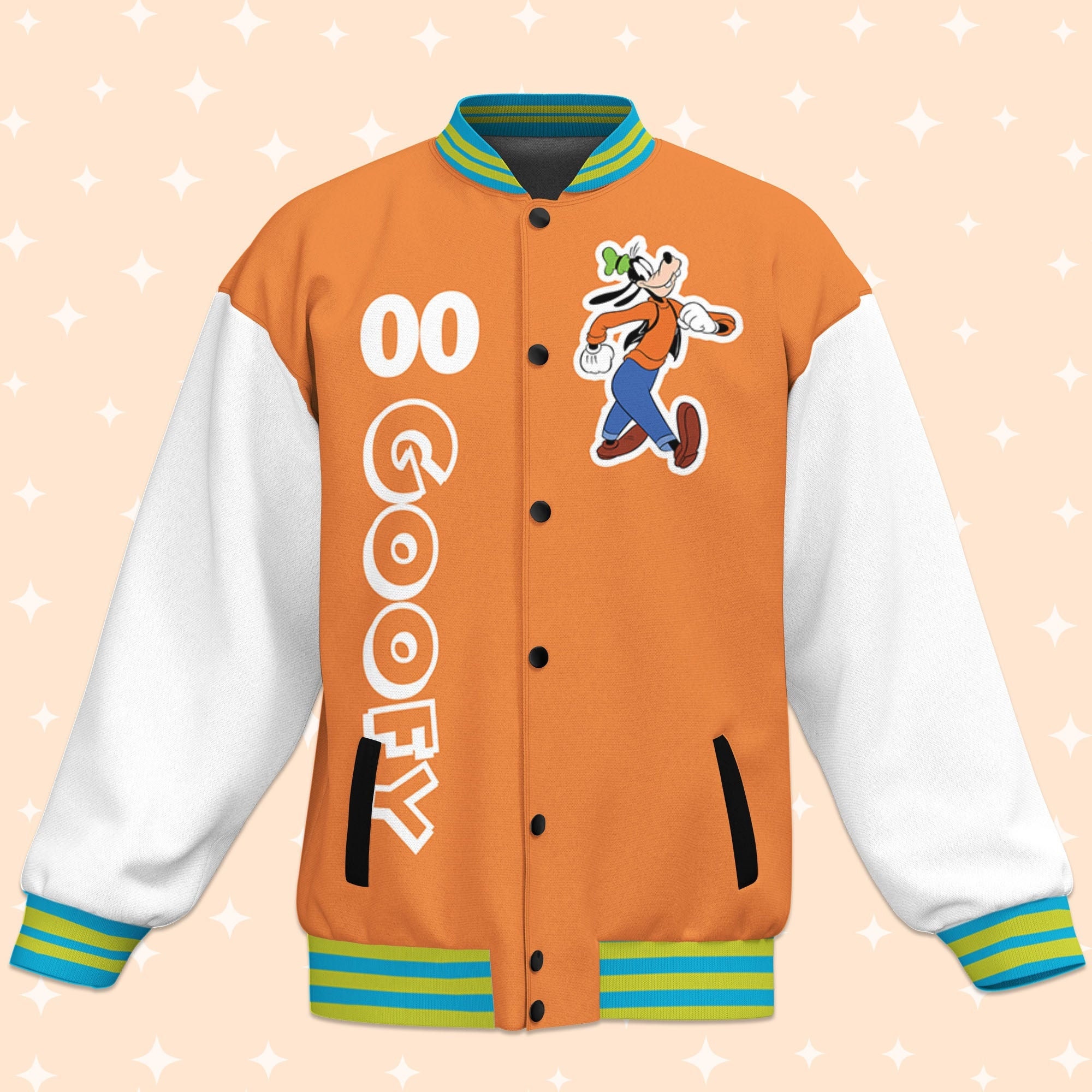 Custom Goofy Orange Baseball Jackets, Baseball Team Outfit