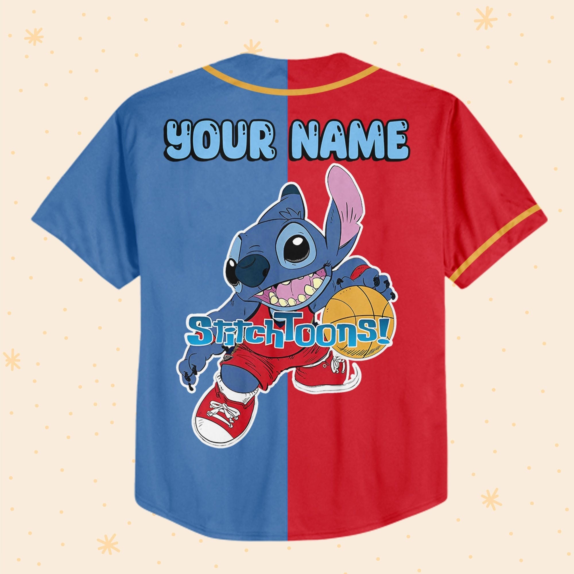 Personalize Stitch Basketball Custom Kids Youth