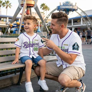 Custom Space Rangers Baseball Jersey Personalized Buzz Lightyear Toy Story Shirt Kids Youth Adult 2026 Disney World Family Vacation Trip
