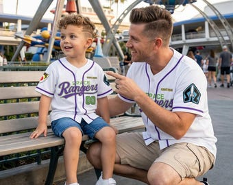 Custom Space Rangers honkbalshirt gepersonaliseerd Buzz Lightyear Toy Story shirt kinderen jeugd volwassen 2026 Disney World familievakantiereis