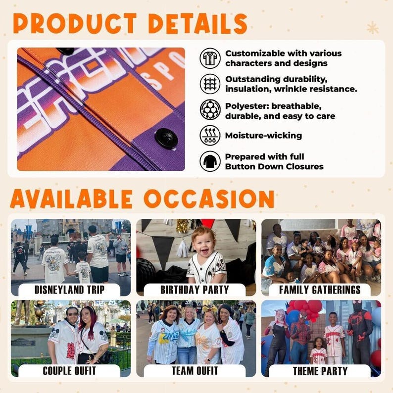 Camiseta de béisbol personalizada de Lightning McQueen para cumpleaños, Día del Padre, Vacaciones de Verano 2026, Camiseta a juego para toda la familia imagen 6