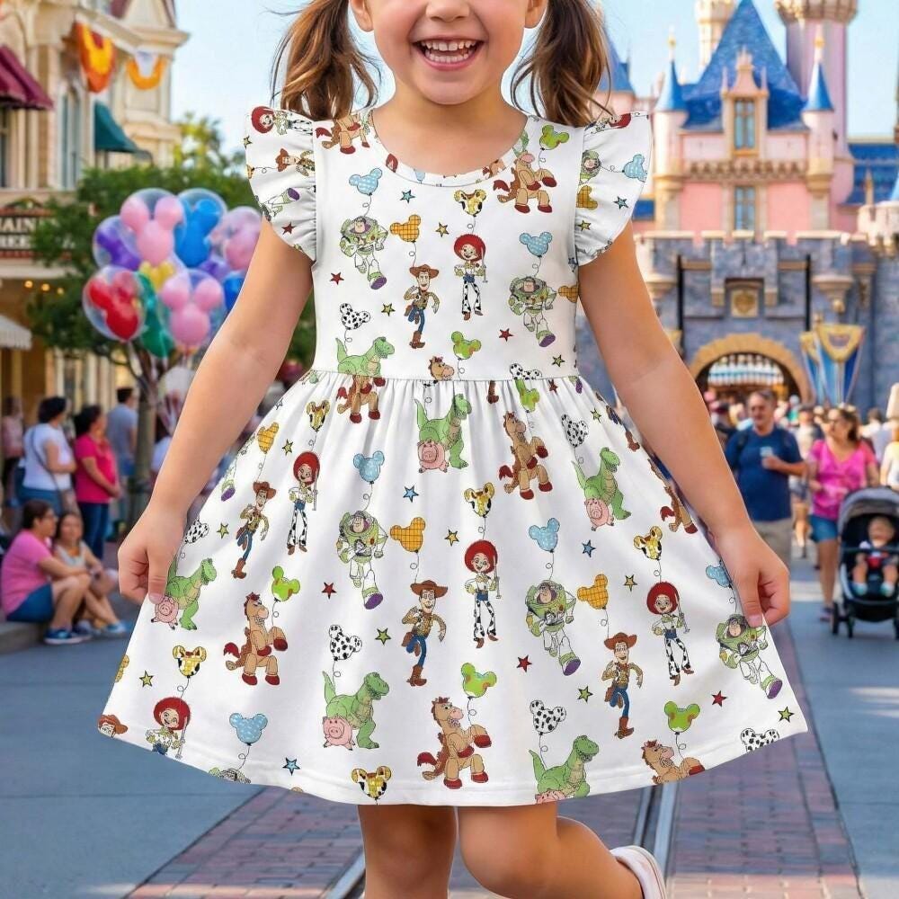 purple and gold birthday dress Elegant Flower Girl Dress Gold Kids for Birthday Wedding Party J069 White / child-8 main image 0