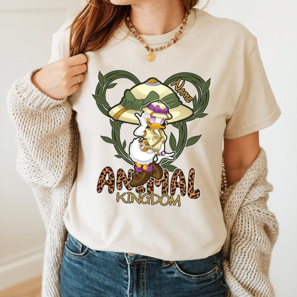 Custom Disney Daisy Animal Kingdom Unisex T-Shirt, Safari Family Matching Shirt