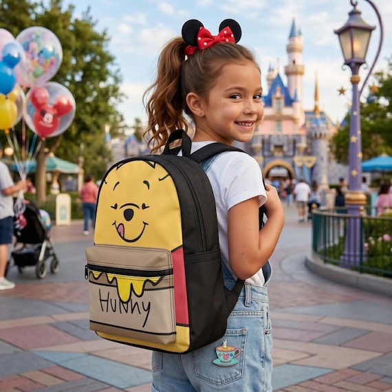 Sweet Disney Winnie the Pooh Backpack, Hunny Pot Character Cosplay