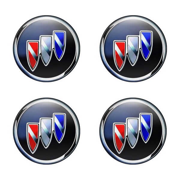 thumbnail interactive-video image 1 of 4x 70 Mm Black Domed Resin Center Cap Hub Stickers Wheel Trims Caps Badge Emblem 1 of 2