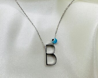 Ciondolo A Forma Di Cuore In Argento Sterling, Ciondolo A Forma Di Cuore, Ciondolo Con Lettera, Ciondolo Con Iniziale, 26 Ciondoli Con Lettere Dell' Alfabeto, Ciondolo A Forma Di Cuore Personalizzato - Foto 11