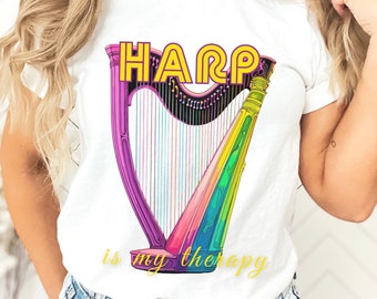 Harp Player Shirt, Harpist Gift, Harpist T-shirt, Stringed, Musician, Music Instrument Shirt, Harp Lover Shirt, Harp Gift, Musican Shirt