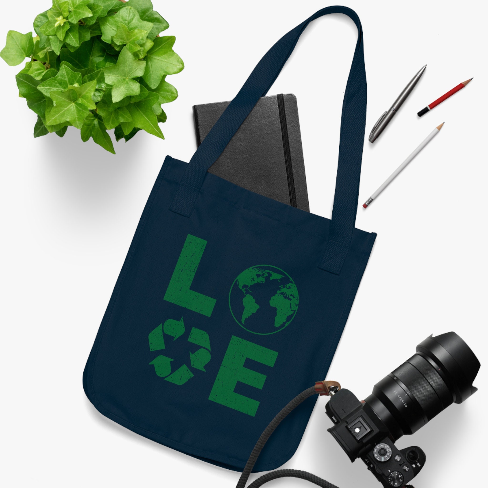 Earth Day Tote Bag, Be Kind to the Earth Bag, Love Earth Tote, Reusable