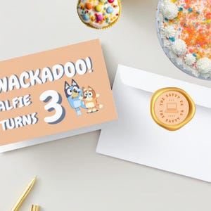 Customisable Bluey Birthday Card - Fun for All Ages!