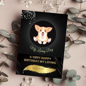 Mi amado perro, feliz cumpleaños.