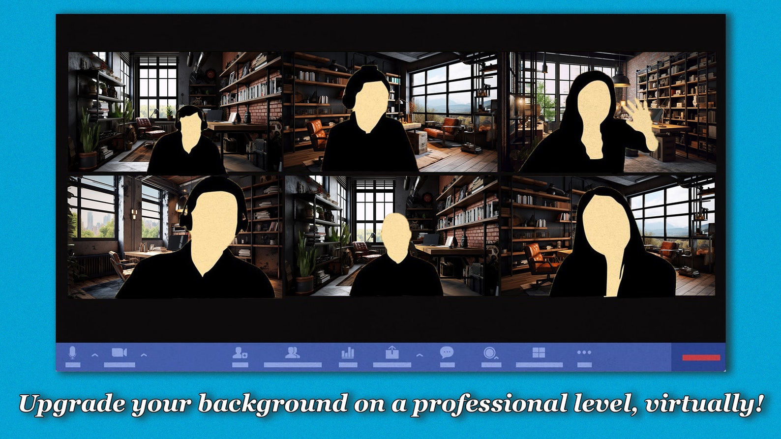 Revantage Call Background Virtual Video Call Background | Modern Industrial Offices | Image for ...