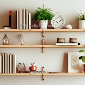 Virtual Video Call Background | Simple Professional Shelf | Image for ...