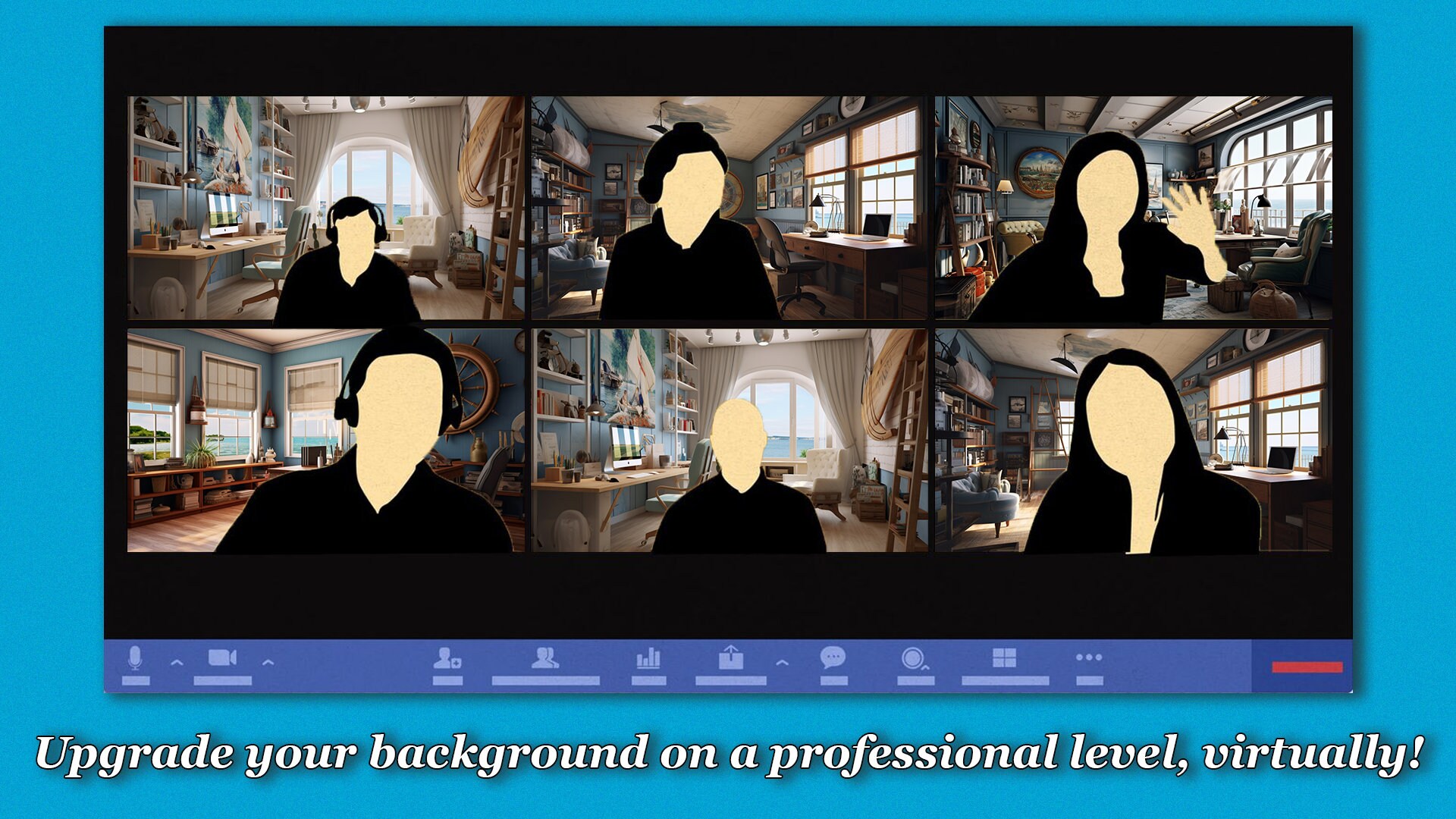 Video Cal Background Virtual Video Call Background | Coastal Nautical Offices | Image for ...