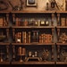 Virtual Video Call Background | Old Fashioned Library | Image for Zoom ...
