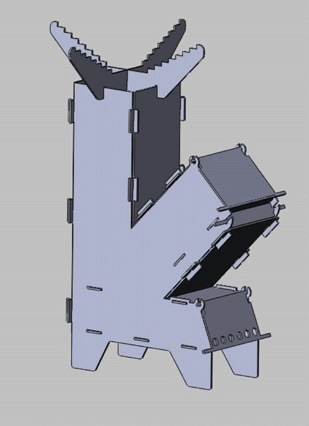 Rocket Stove Rocket Stove Design Small Rocket Stove File Laser - Etsy