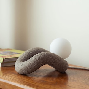 The 70’s lamp | table lamp | ceramic table lamp | handmade ceramic lamp