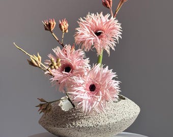 Handmade Ceramic Ikebana Vase | Ikebana bowl