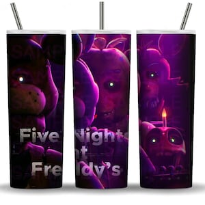 Glow in the Dark FNAF Five Nights At Freddys Gaming Cup Mug Tumbler 20oz