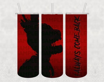 Envoltorio para vaso de FNaF Springtrap, 20 oz, plantilla delgada/gordita (descarga digital PNG)