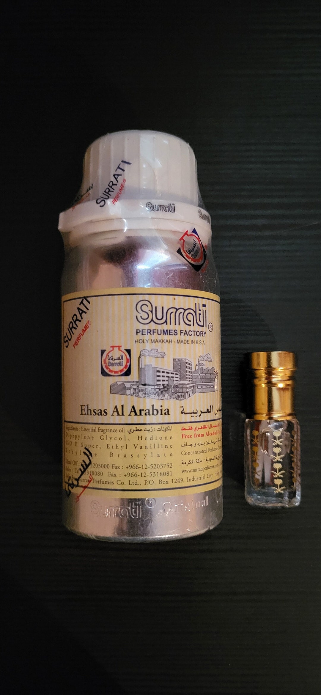 Surrati Rhsas Al Arabia Alcohol Free Perfume Essence Etsy