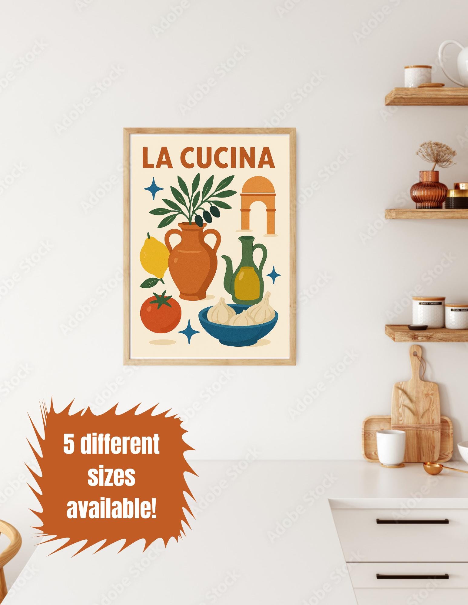 italian kitchen wall decor | kitchen wall art set of... Italian Kitchen Wall Art | Printable Poster | Rustic Tuscan Decor ...