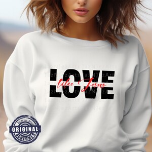 Love like Jesus svg png Christian Sublimation Design, Bible Verse PNG, Religious Faith Svg, Jesus Svg, Bible Quote Svg, Love Valentines Svg