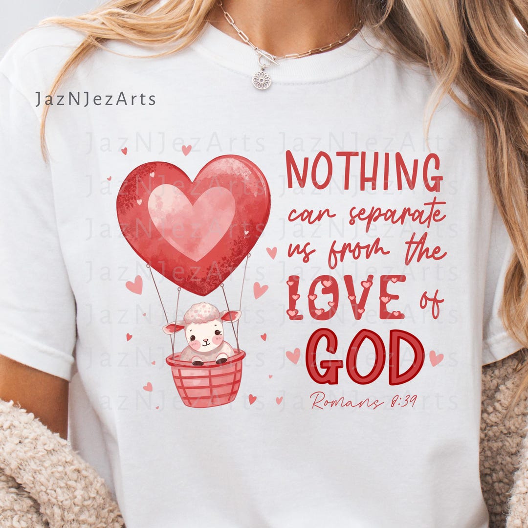Nothing Can Separate Us From the Love of God Christian Valentine PNG ...