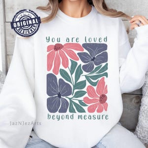 You are loved Christian boho png Groovy Distressed Retro flower svg png Boho Aesthetic Y2K Digital Abstract flower png Faith png