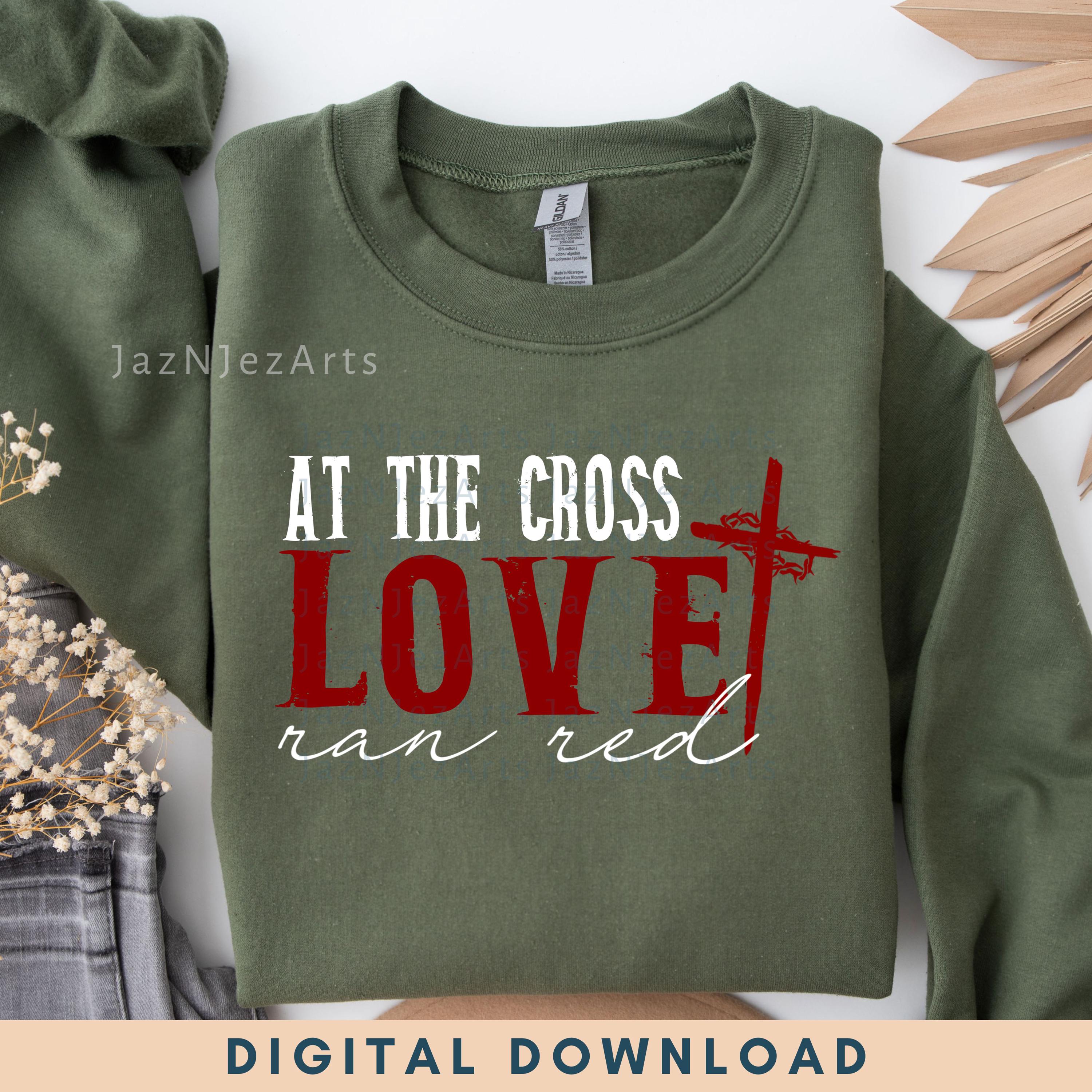 Christian Easter PNG Jesus Cross Png Love Ran Red Png Bible Verse Png ...