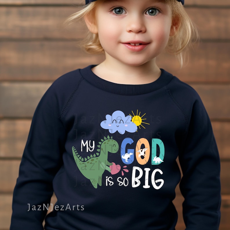 Colourful Christian Kids PNG Bundle Kids Faith Shirt svg bundle Retro Christian png Sublimation Designs Youth Sweater Designs DTF image 3