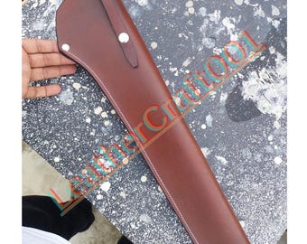 Coldre Heritage Rough Rider - Bainha de couro Western feita à mão - Couro de caubói integral - Adequado para revólveres de cano de 16 e 12 polegadas