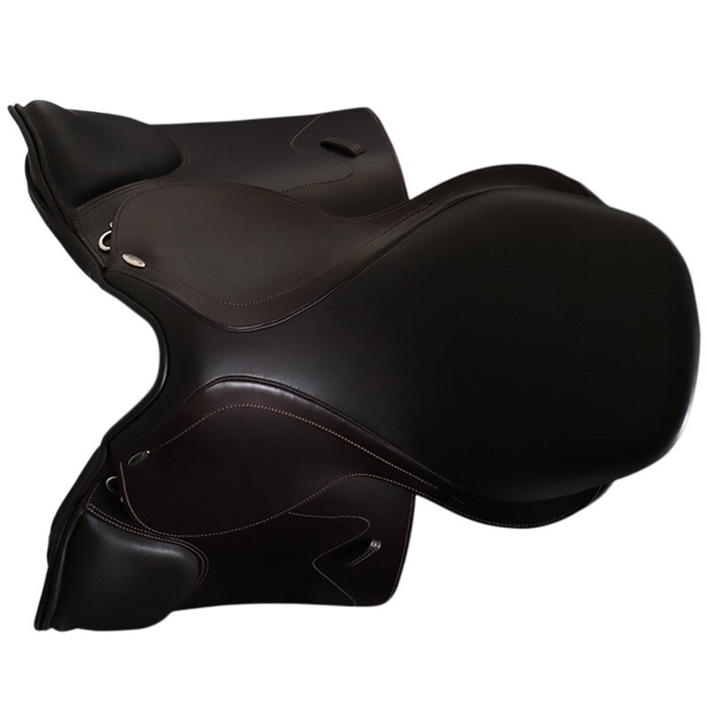 Premium Leather Jumping Saddle English Riding Horse Saddle Tack Equestrian Riding Gear for