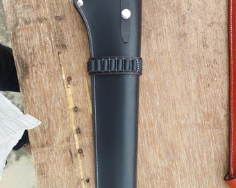 Kabura Heritage Rough Rider – lufa 12 cali – ręcznie robiona kabura ze skóry w stylu western – pasuje do rewolwerów .22 LR i .22 WMR