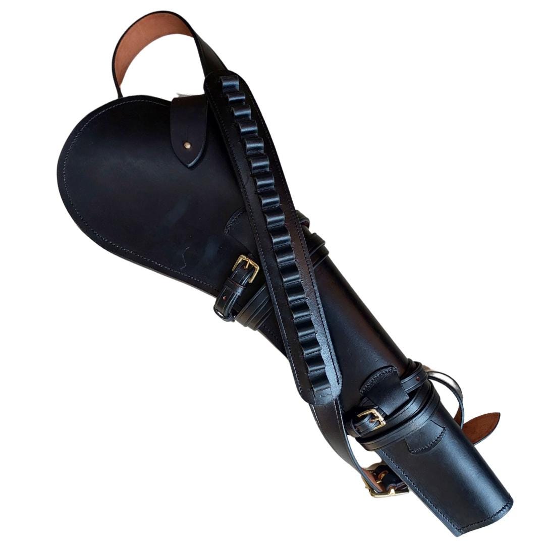 Western Leather Rifle Case Lever Action Rifle Holster Leathe | Meses sin interés