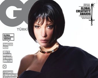 GQ Türkei Frühling 2024 Cover Serenay Sarıkaya / Kostenloser schneller Versand weltweit