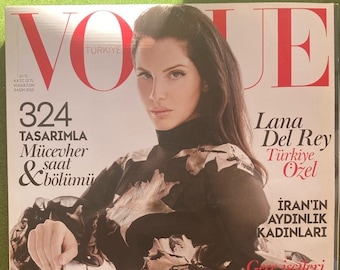 Turkse mode november 2015. Cover Lana Del Rey / Gratis snelle verzending wereldwijd